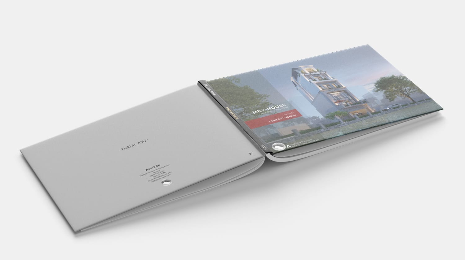 Horizontal Book Mockup 7
